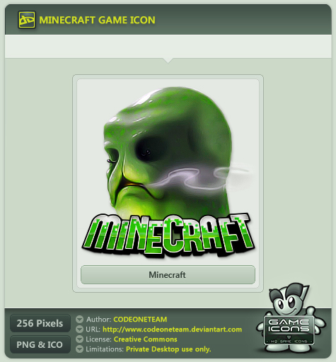 Minecraft Icon by CODEONETEAM on DeviantArt