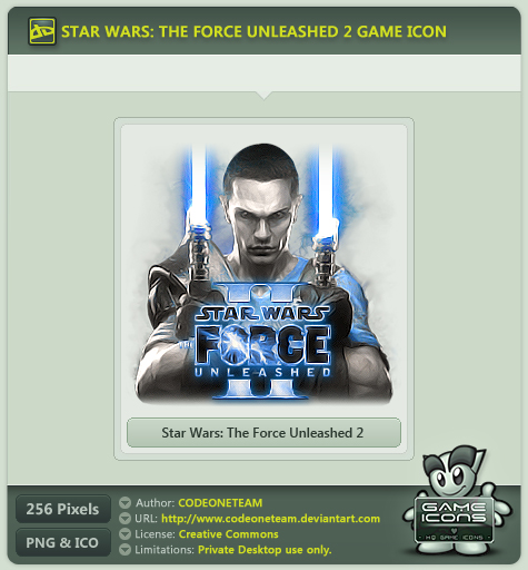 Star Wars The Force Unleashed 2 Icon By Codeoneteam On Deviantart