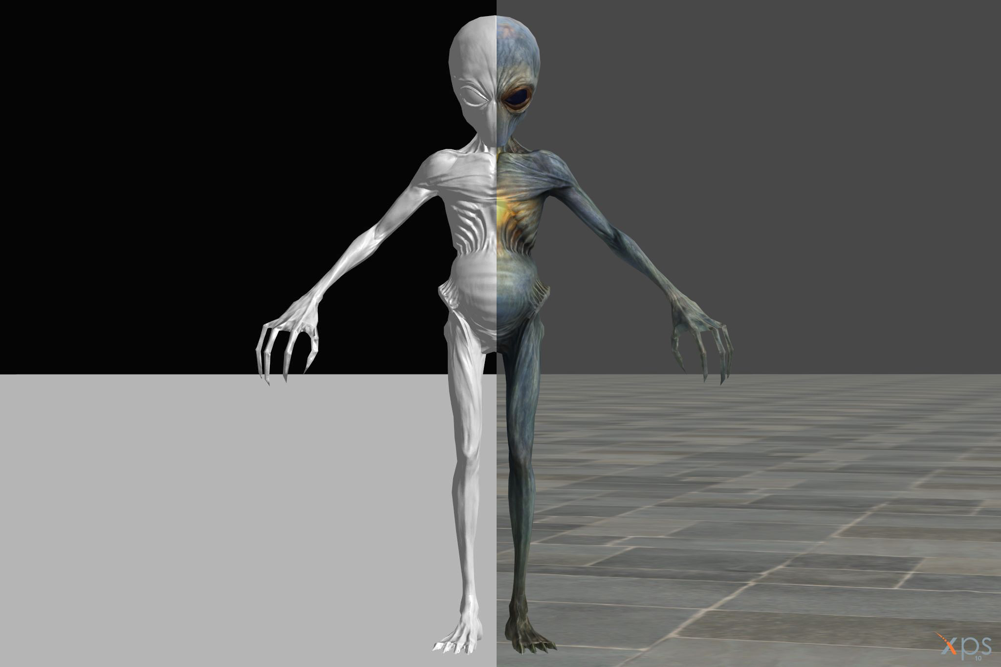 XCOM Sectoid Original Bones By Lezisell On DeviantArt XCOM Sectoid Original Bones By Lezisell On DeviantArt