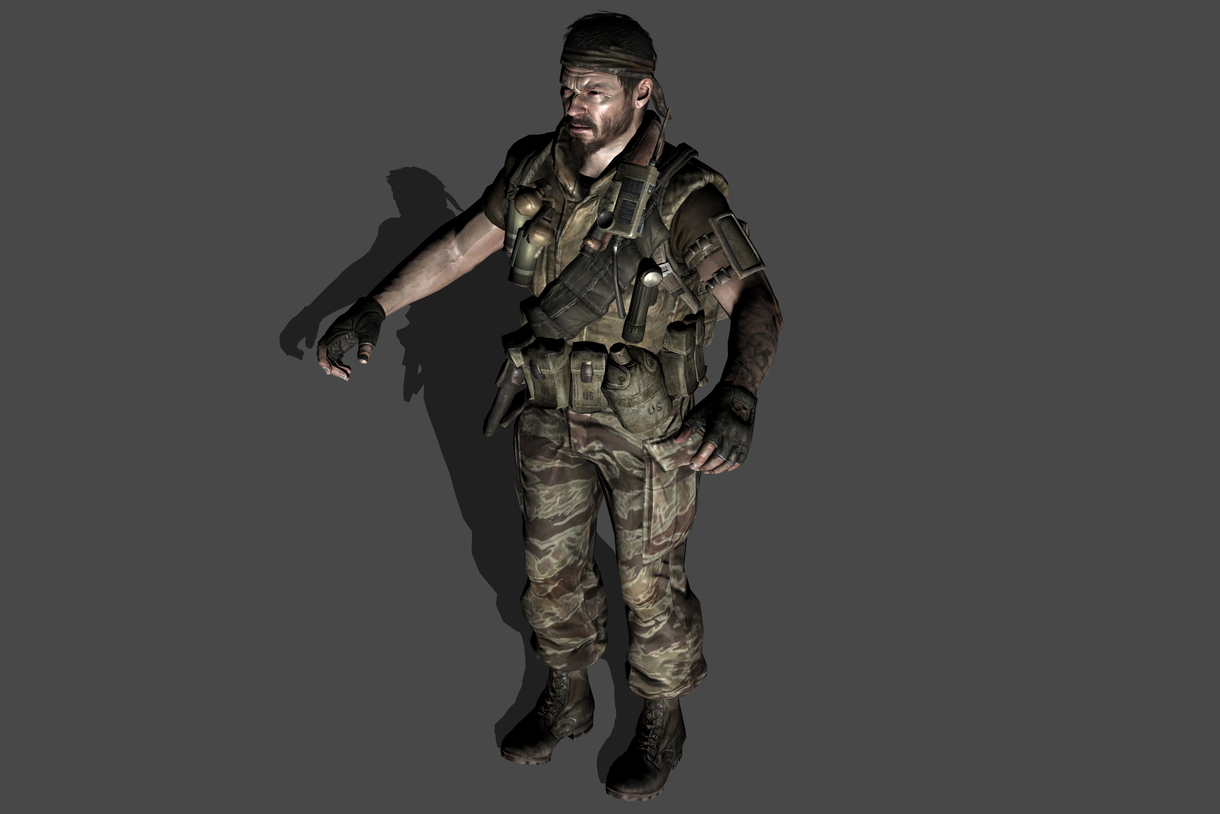 'Call of Duty Black Ops' Frank Woods poseable by lezisell on DeviantArt