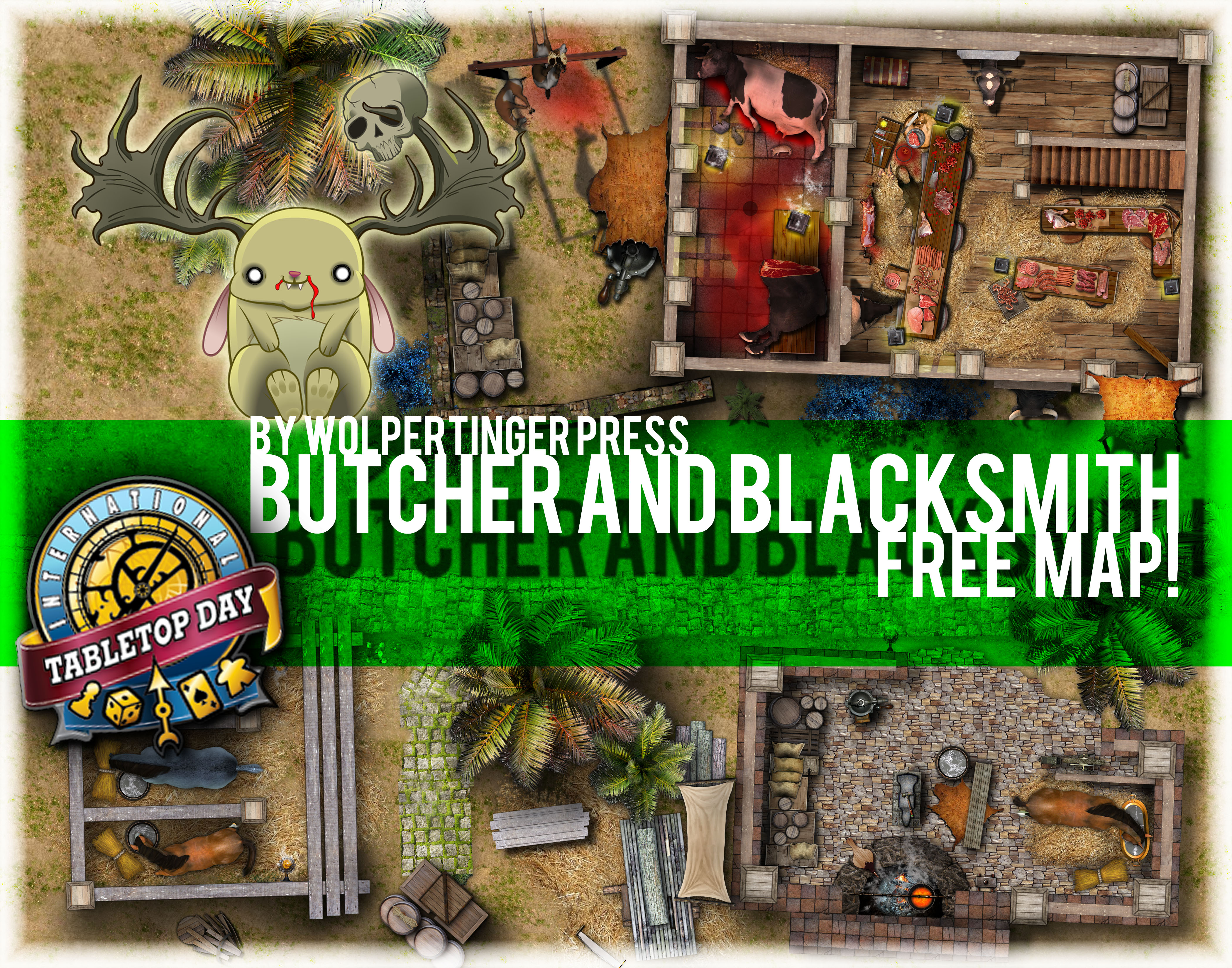 Butcher and Blacksmith Free Map Set!