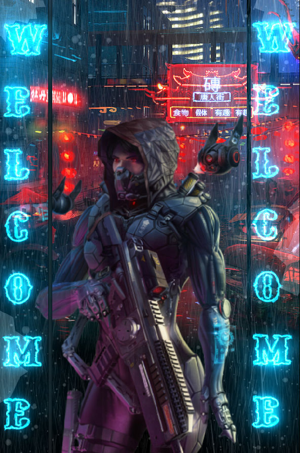 cyberpunk [Steam Artwork] by Exs1te on DeviantArt