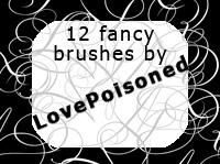 12 Fancy brushes