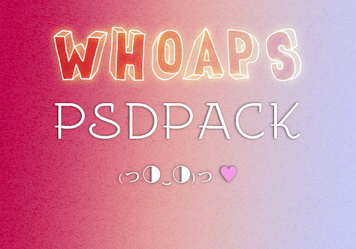 PSD Pack - WHOAPS