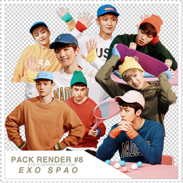 [PACK RENDER#8] EXO - SPAO