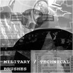 Military + Technical Brushes by nighty-stock