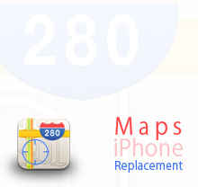 Maps iPhone replacement icon