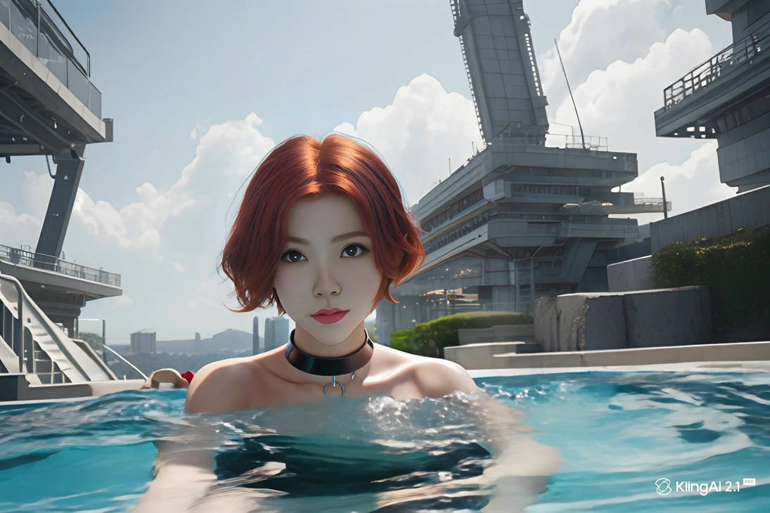 In the pool by mkdark on DeviantArt