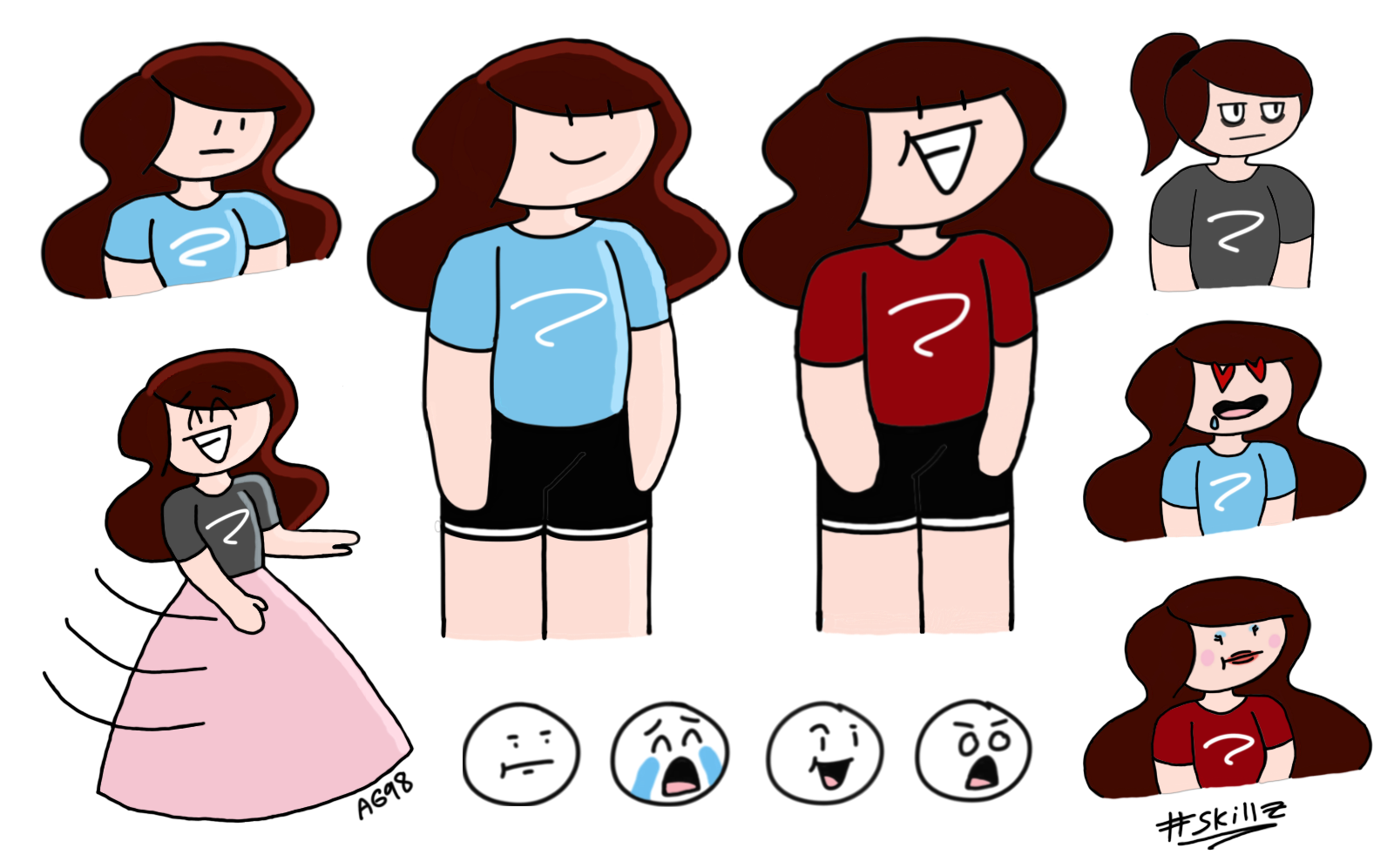 Character Designs by AGiroflee98 on DeviantArt