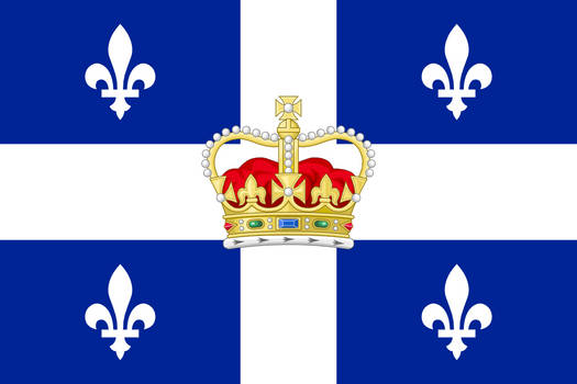 Flag of quebecian monarchisme