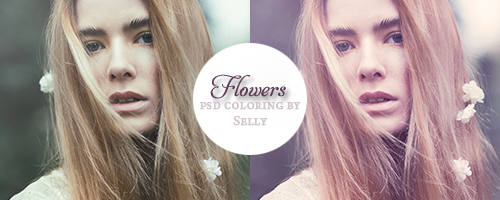 PSD colorind Flowers