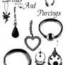 Earings and Piercing Brushes