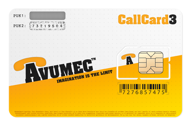 Sim call card template
