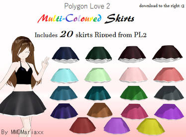 {MMD} DOWNLOAD:  PL2 Skirt Pack