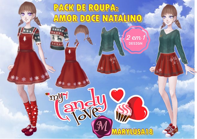 Pack amor dulce ropa navidena