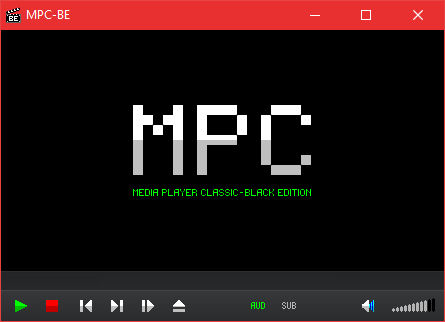 Simple logo and toolbar for MPC-BE