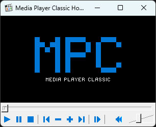 Blue logo and toolbar for MPC-HC by The-Choo-Choo-Shoe on DeviantArt