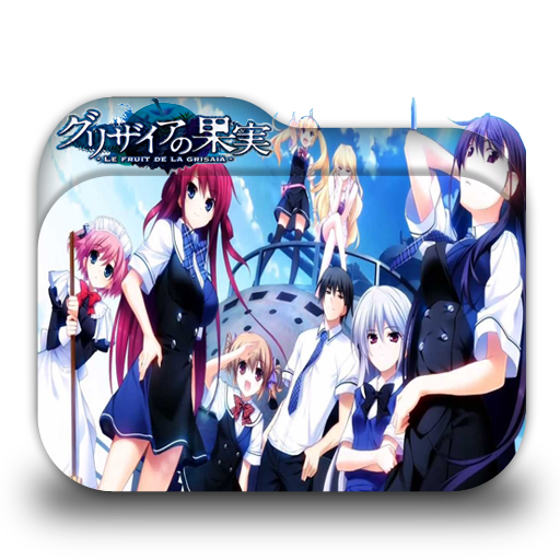 Free: Anime Icon , Grisaia no Meikyuu v, group of female anime characters  folder transparent background PNG clipart 