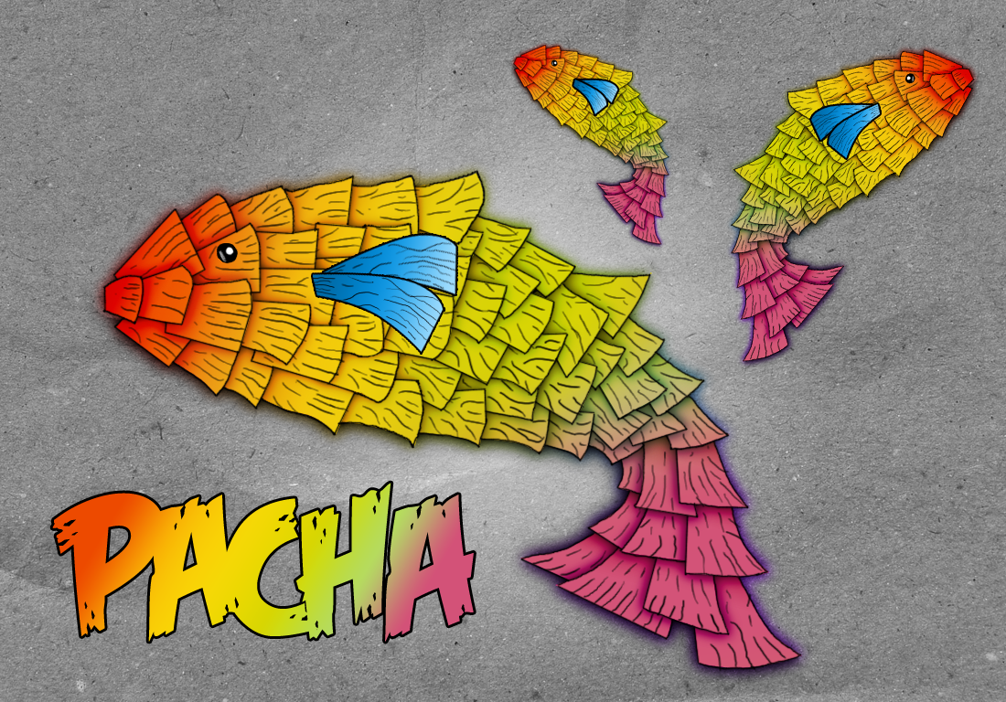 Cartoon-Like Fish Illustration