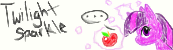 quick little drawing of twilight sparkle:3 by ibadkarmah on DeviantArt