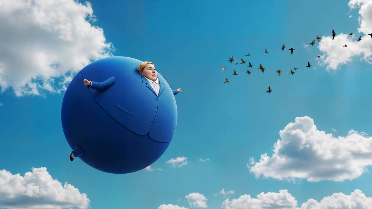 Bird Inflation Deviantart Super early render of inflated woman birds by SirFloatsALot on DeviantArt