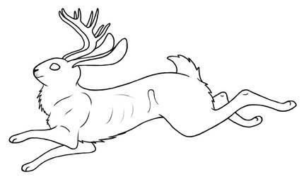 Jackalope Wolpertinger On Creature Cove Deviantart