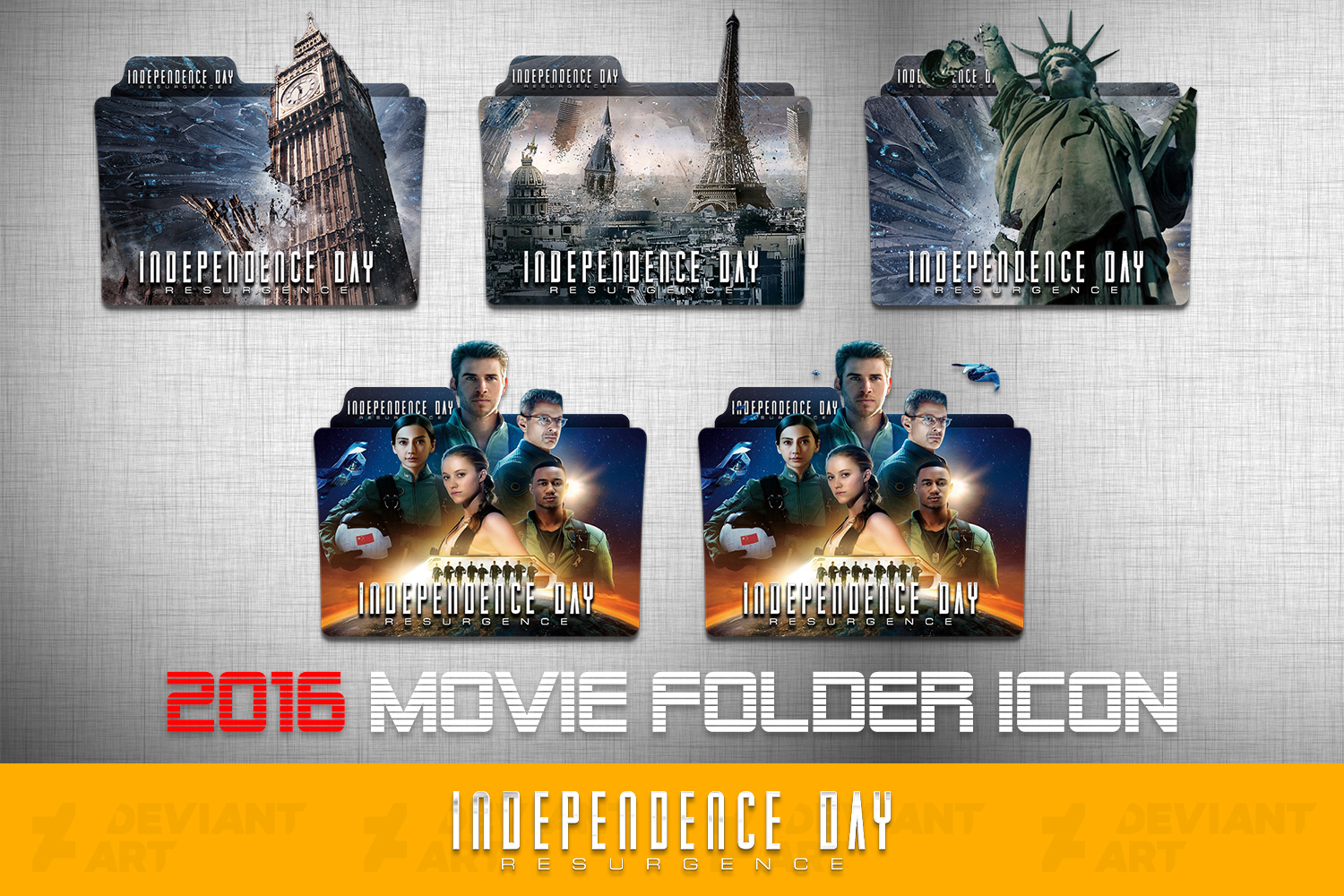 Independence Day 16 Folder Icon Pack By Ahmternbrs60 On Deviantart