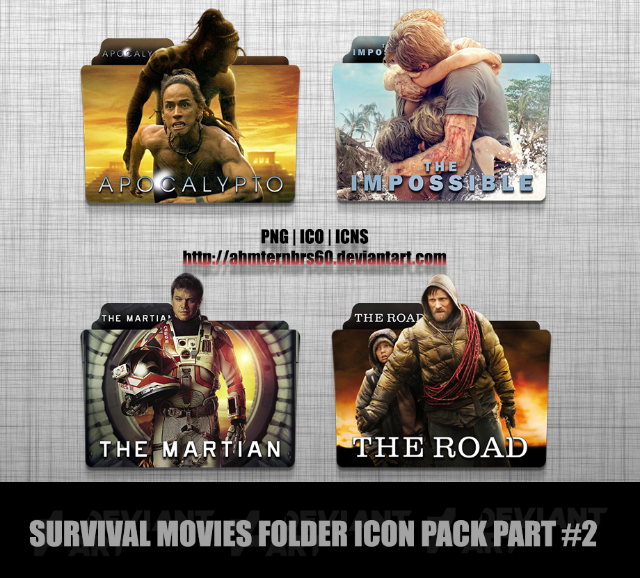 Survival Movies Folder Icon Pack Part #2 by AhmtErnBrs60 on DeviantArt