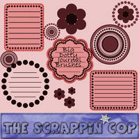 ScrappinCop Dotty Journals