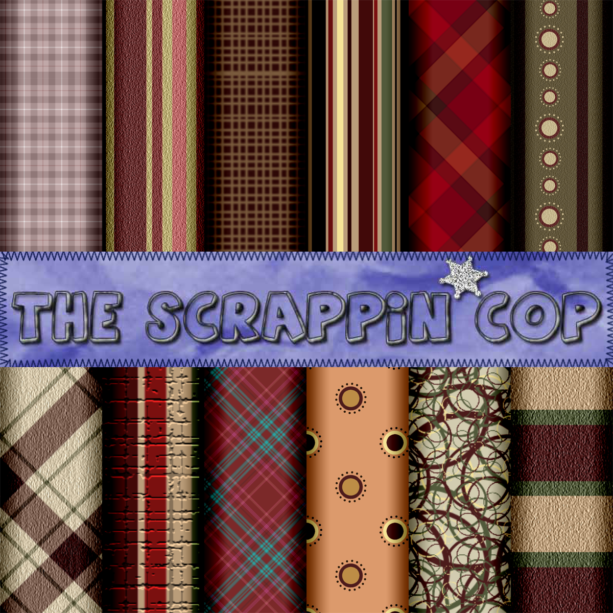 ScrappinCop Pattern Set1