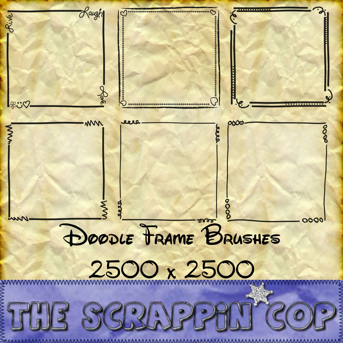 Doodle Frame Brushes 2 by debh945 on DeviantArt