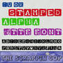 Stamped Alpha Font