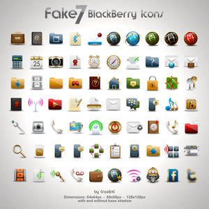 Fake7 BlackBerry Icons