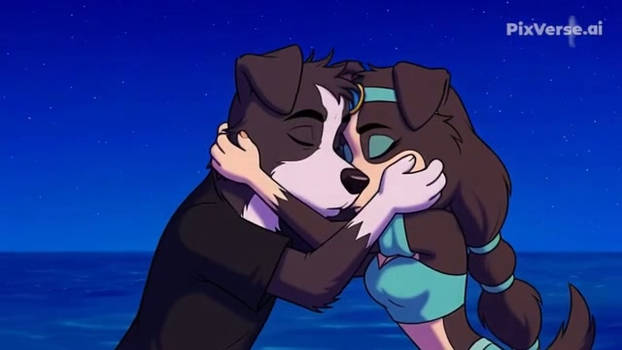 Adam and Sadie Kiss (Removing my beanie)