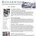 Dyman Columbia Boiler Company Boiler Newsletter