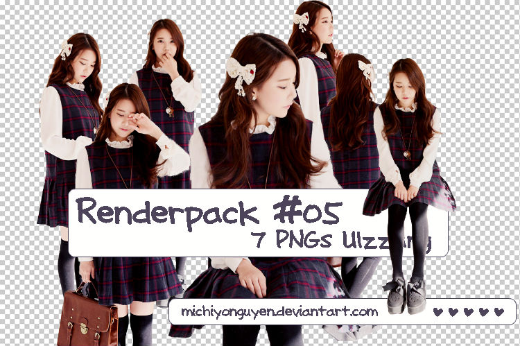 [Renderpack] #05 - 7 PNGs Ulzzang