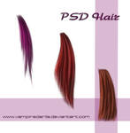 Painted hair PSD