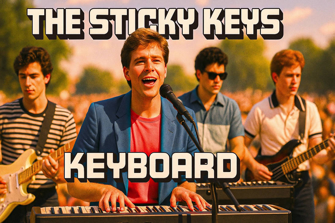 Keyboard (Cover Art+1998 Song by The Sticky Keys) by ezliving on DeviantArt