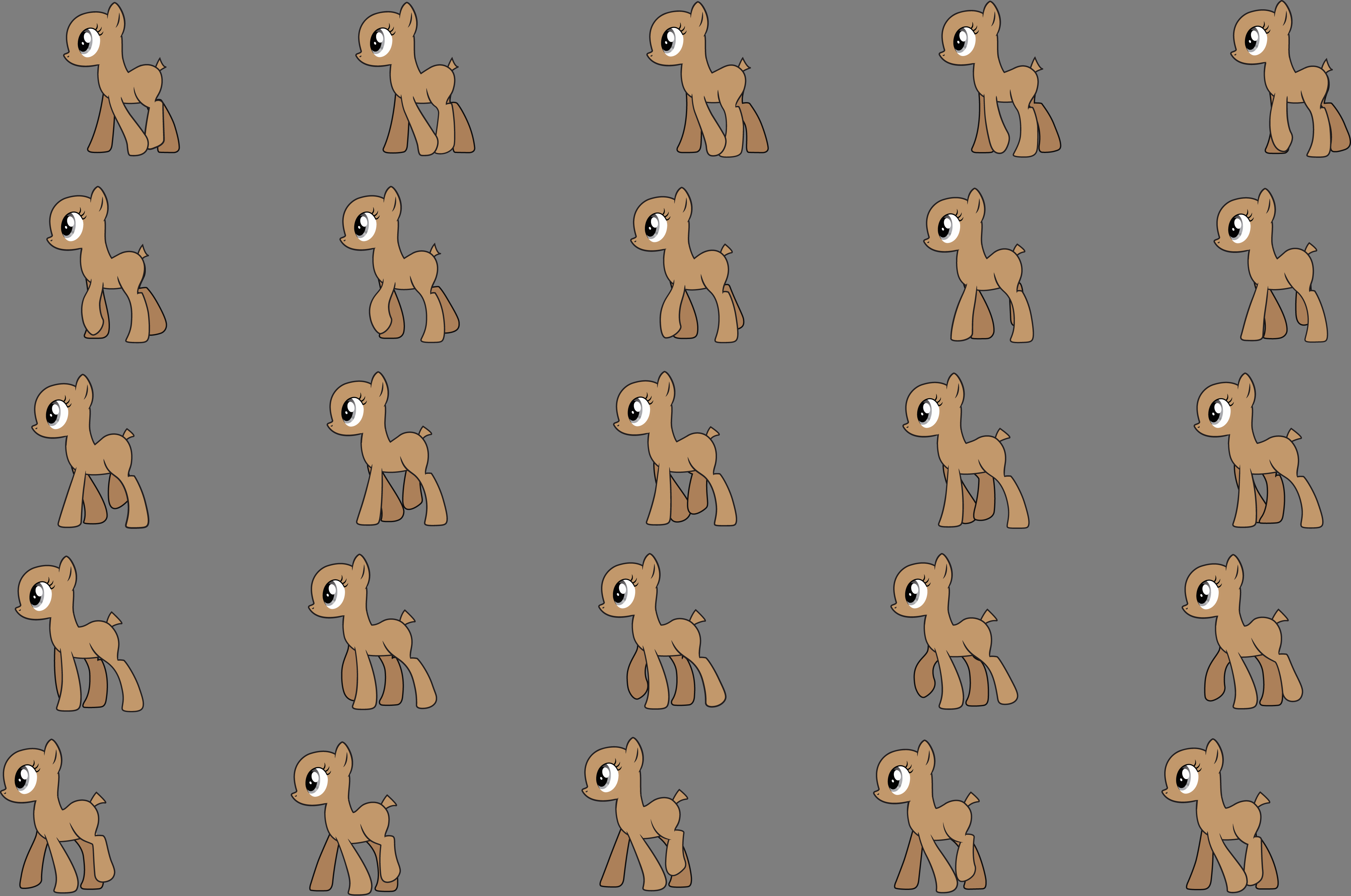 Mlp Walk Loop Pony walk cycle - In layers by Nimaru on DeviantArt