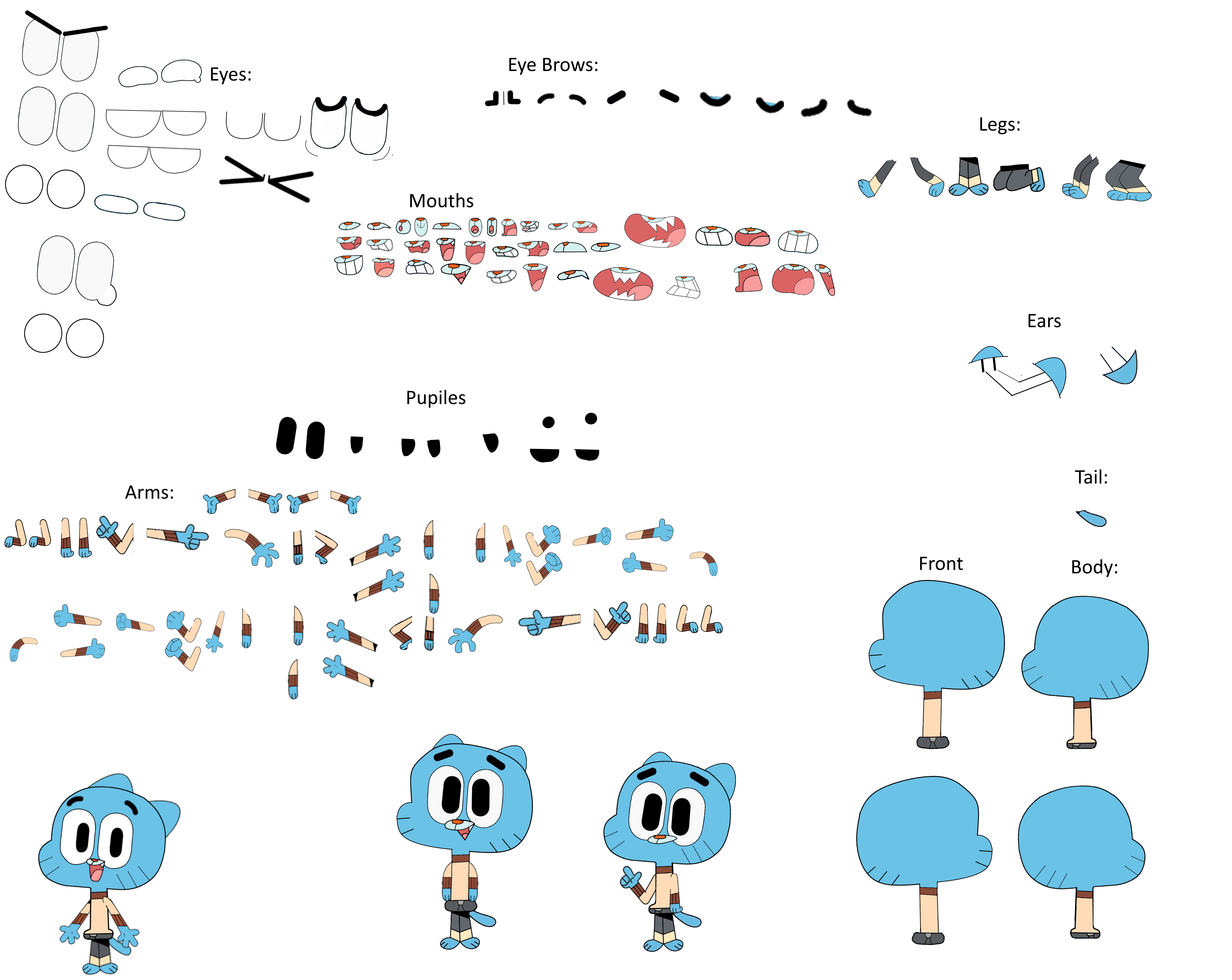 Gumball Watterson Rig (Read Description) by CB2477 on DeviantArt