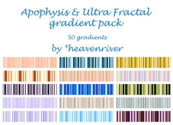 Apophysis gradient pack - 50x