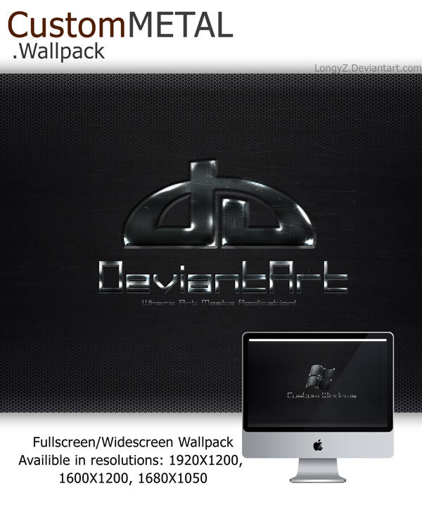 Custom Metal Wallpack