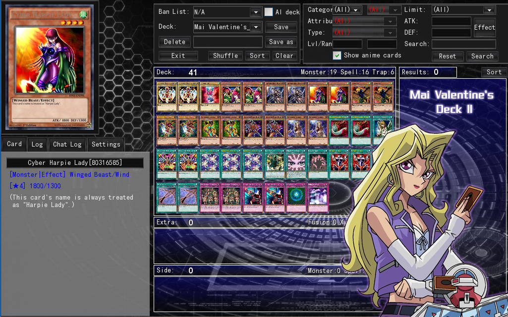 yugioh mai valentine starter deck Mai Valentine's Anime Deck 2 by Septimoangel12 on DeviantArt