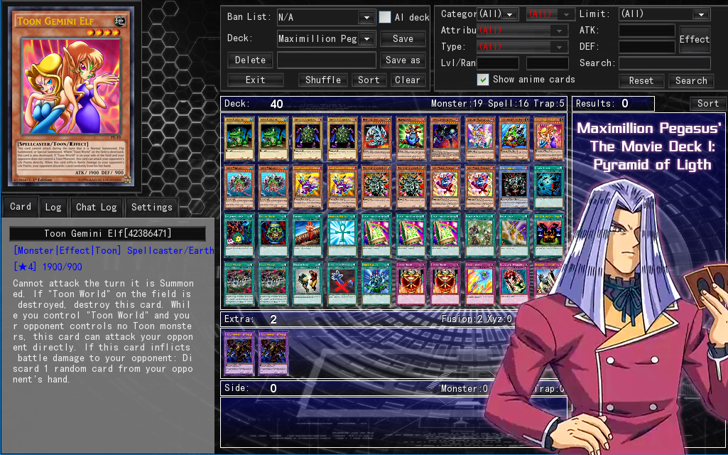 Maximillion Pegasus' The Movie Deck 1 Pyramid of L by Septimoangel12 on  DeviantArt