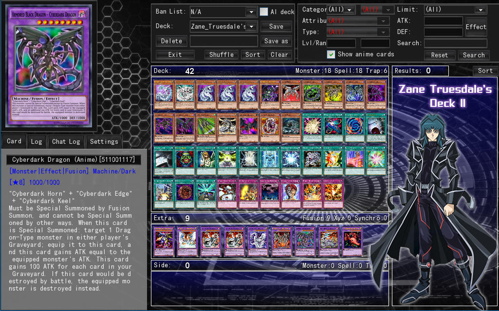 yugioh zanes deck Amazon.com: Complete Custom Deck for Yu-Gi-Oh! GX main image 1