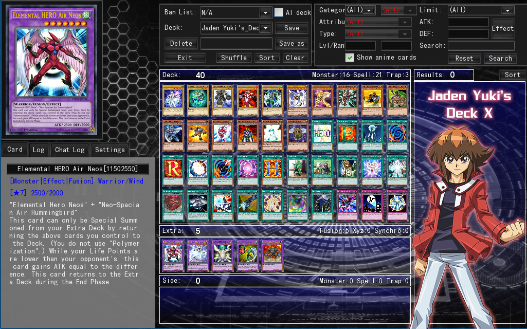 Jaden Yuki's Deck 10 by Septimoangel12 on DeviantArt