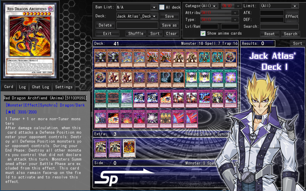 yu gi oh 5ds jack atlas deck Collectible Tin