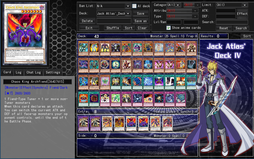 Jack Atlas' Deck 2 by Septimoangel12 on DeviantArt