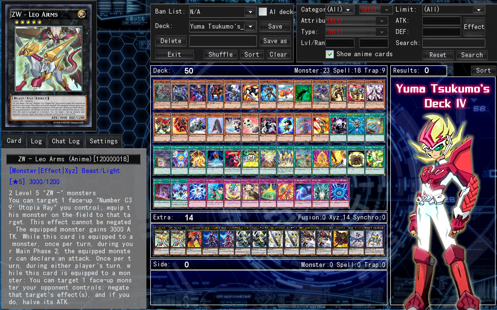 yu gi oh zexal yuma tsukumo deck Yugioh Orica main image 1