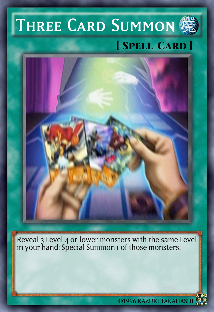 Three Card Summon by Septimoangel12 on DeviantArt